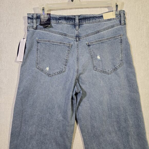 Scoop Jeans Wide Leg Low Slung Women 6 Blue NEW 34 X 28 - Picture 12 of 16